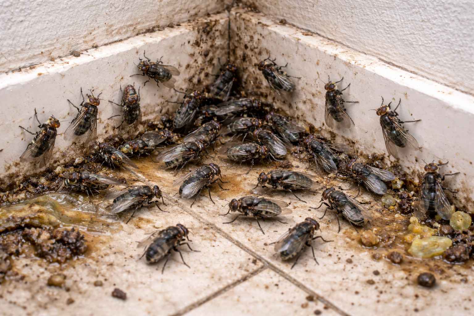 gambar lalat limbah di rumah